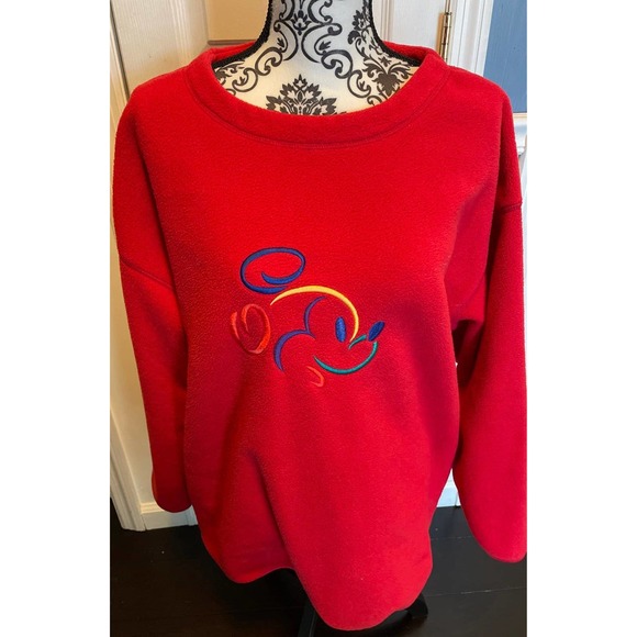 VNTG MICKEY MOUSE RED Sweatshirt - Picture 2 of 7